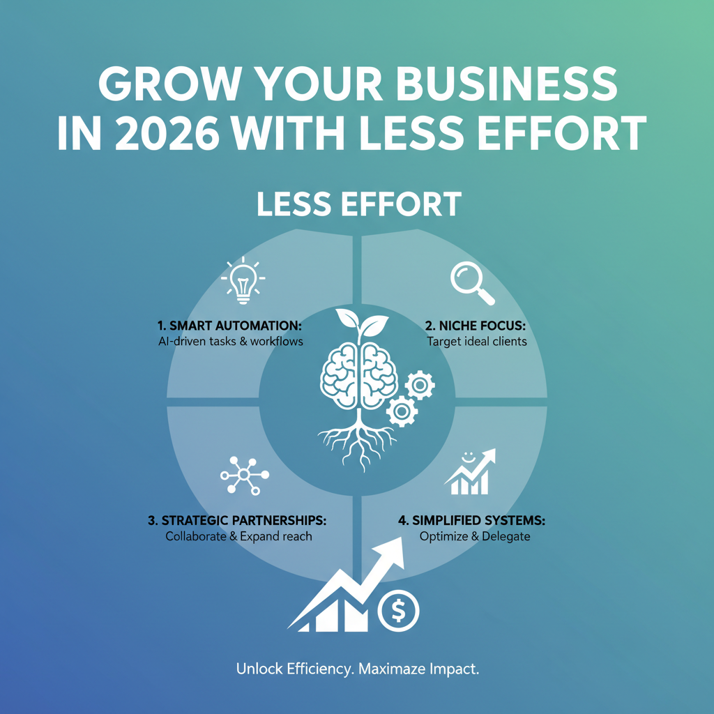 How to Grow Your Business in 2026 With Less Effort